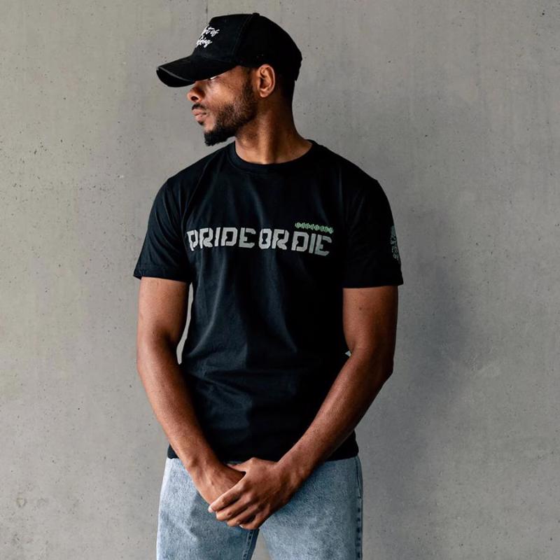PRiDEorDiE sound of violence T-Shirt -black